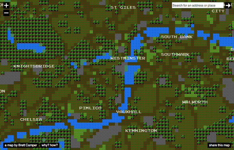 Illustration for article titled Travel the World with These Interactive 8-Bit City Maps